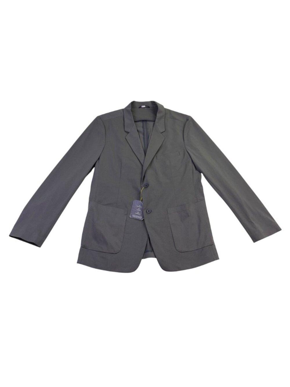 Ministry Of Supply Mens Gray Blazer Jacket Two-Button Stylish Comfortable Sz XL - Picture 2 of 9